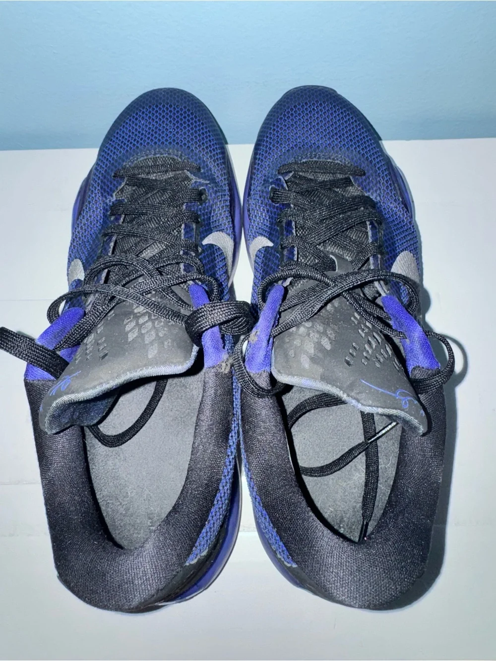 Nike Kobe X 10 Blackout Persian Violet Basketball Shoes Mens Size 11.5